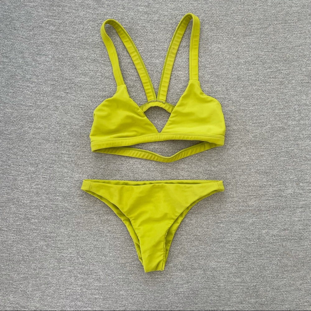 MIKOH swim Honolulu top, Miyao bottom set size S